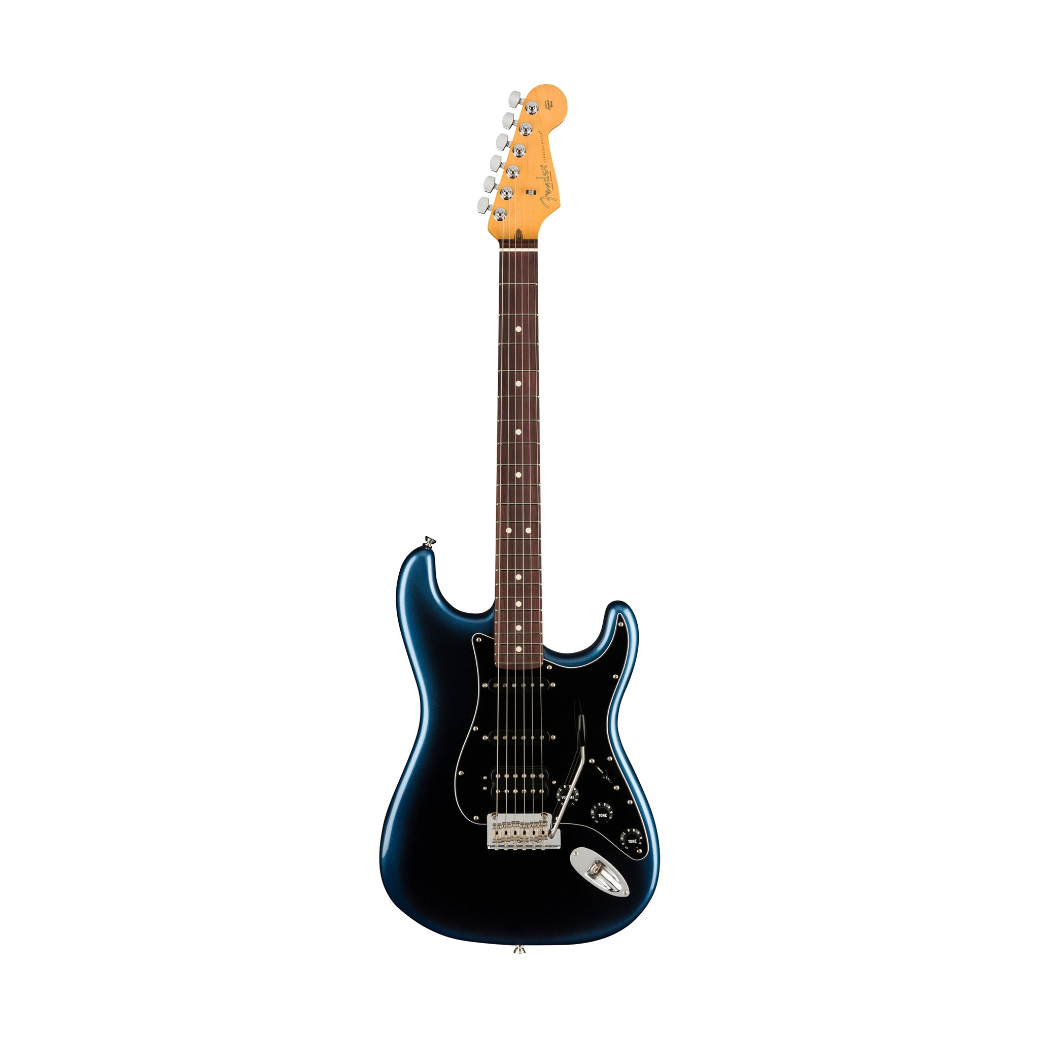 Fender American Professional II HSS Stratocaster Electric Guitar, RW FB, Dark Night