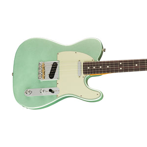 Fender American Professional II Telecaster Electric Guitar, RW FB, Mystic Surf Green