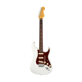 Fender American Ultra Stratocaster Electric Guitar, RW FB, Arctic Pearl