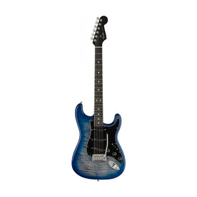 Fender American Ultra Limited Edition Stratocaster Electric Guitar, Ebony FB, Denim Burst
