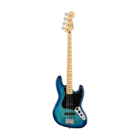 Fender Limited Edition Player Series Plus Top Jazz Bass Guitar, Maple FB, Blue Burst