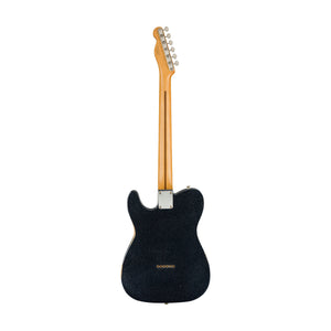 Fender Brad Paisley Road Worn Esquire Electric Guitar, Maple FB, Black Sparkle