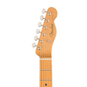 Fender Noventa Telecaster Electric Guitar, Maple FB, Fiesta Red