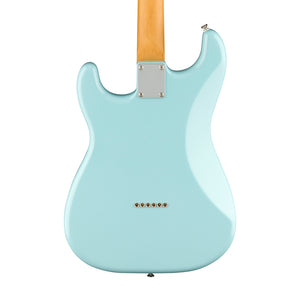 Fender Noventa Stratocaster Electric Guitar, Maple FB, Daphne Blue
