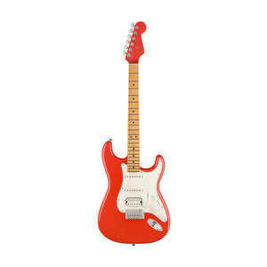 Fender Player HSS Stratocaster Electric Guitar, Maple FB, Fiesta Red w/ Matching Headstock