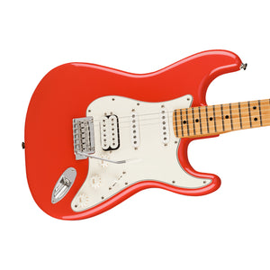 Fender Player HSS Stratocaster Electric Guitar, Maple FB, Fiesta Red w/ Matching Headstock