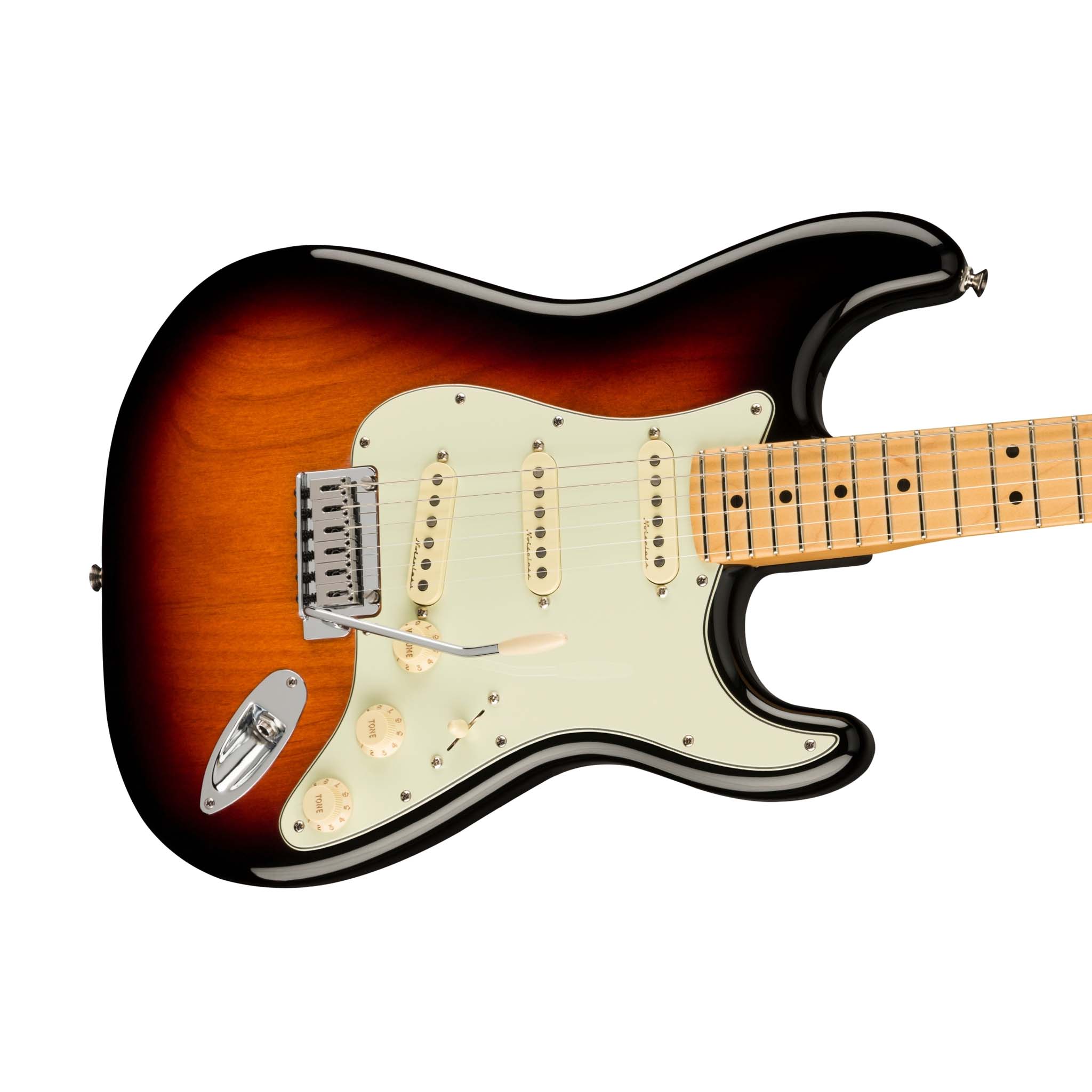 Fender Player Plus Stratocaster Electric Guitar, Maple FB, 3-Color