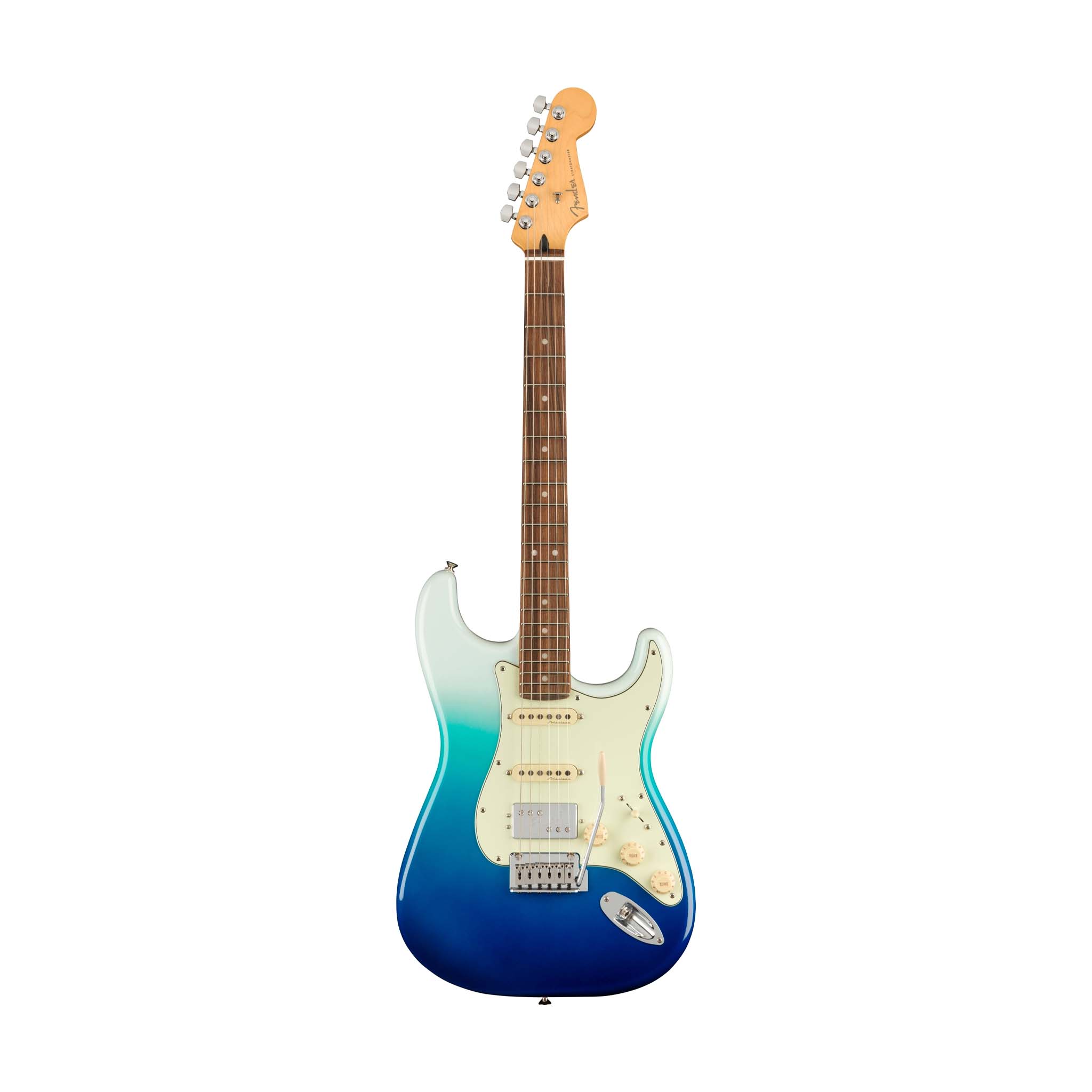Fender Player Plus HSS Stratocaster Electric Guitar, PF FB, Belair