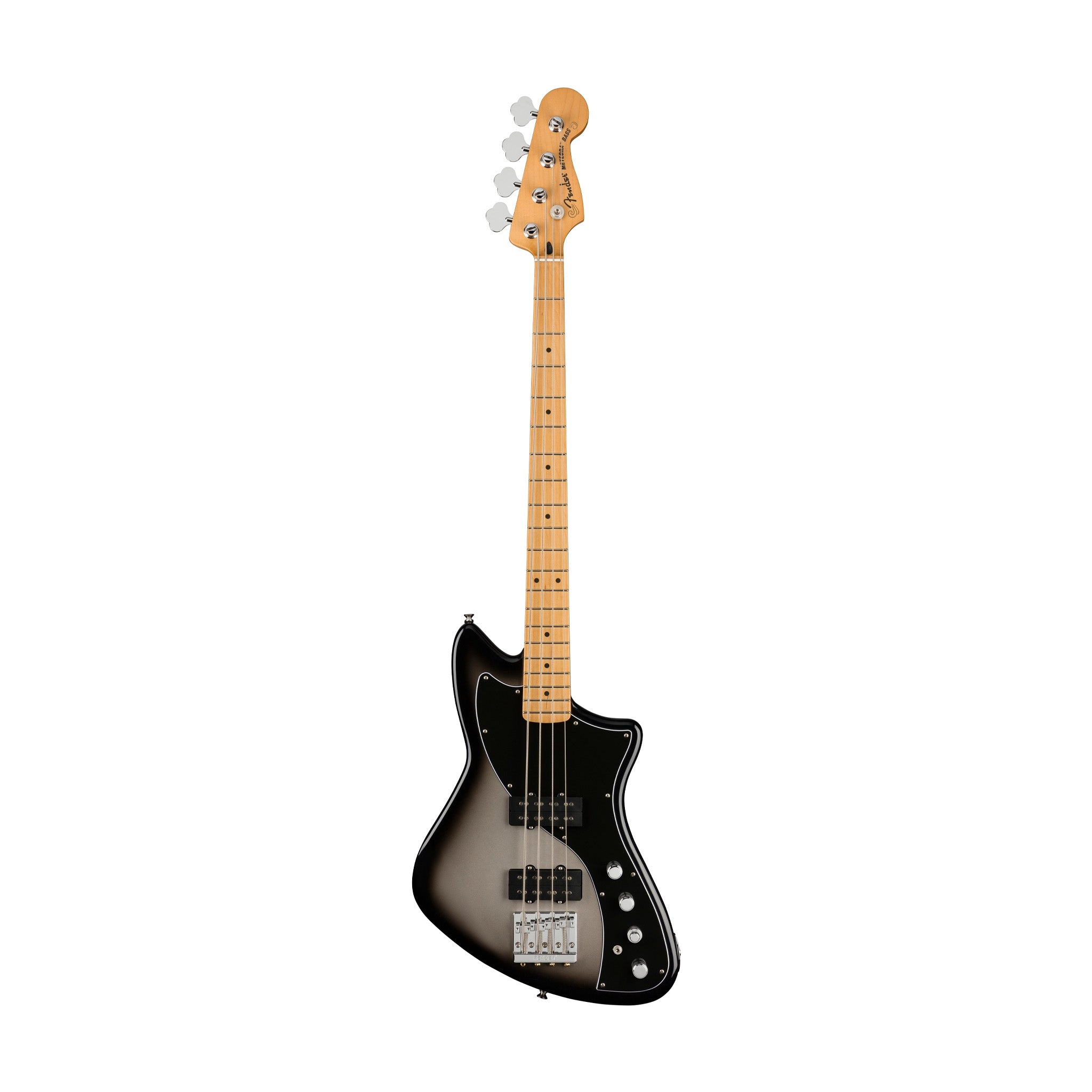 Fender Player Plus Active Meteora Bass Guitar, Silverburst – Swee