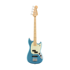 Fender Limited Edition Player Mustang Bass PJ Guitar, Maple FB, Lake Placid Blue