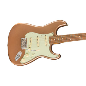 Fender Vintera Road Worn 60s Stratocaster Electric Guitar, PF FB, Firemist Gold