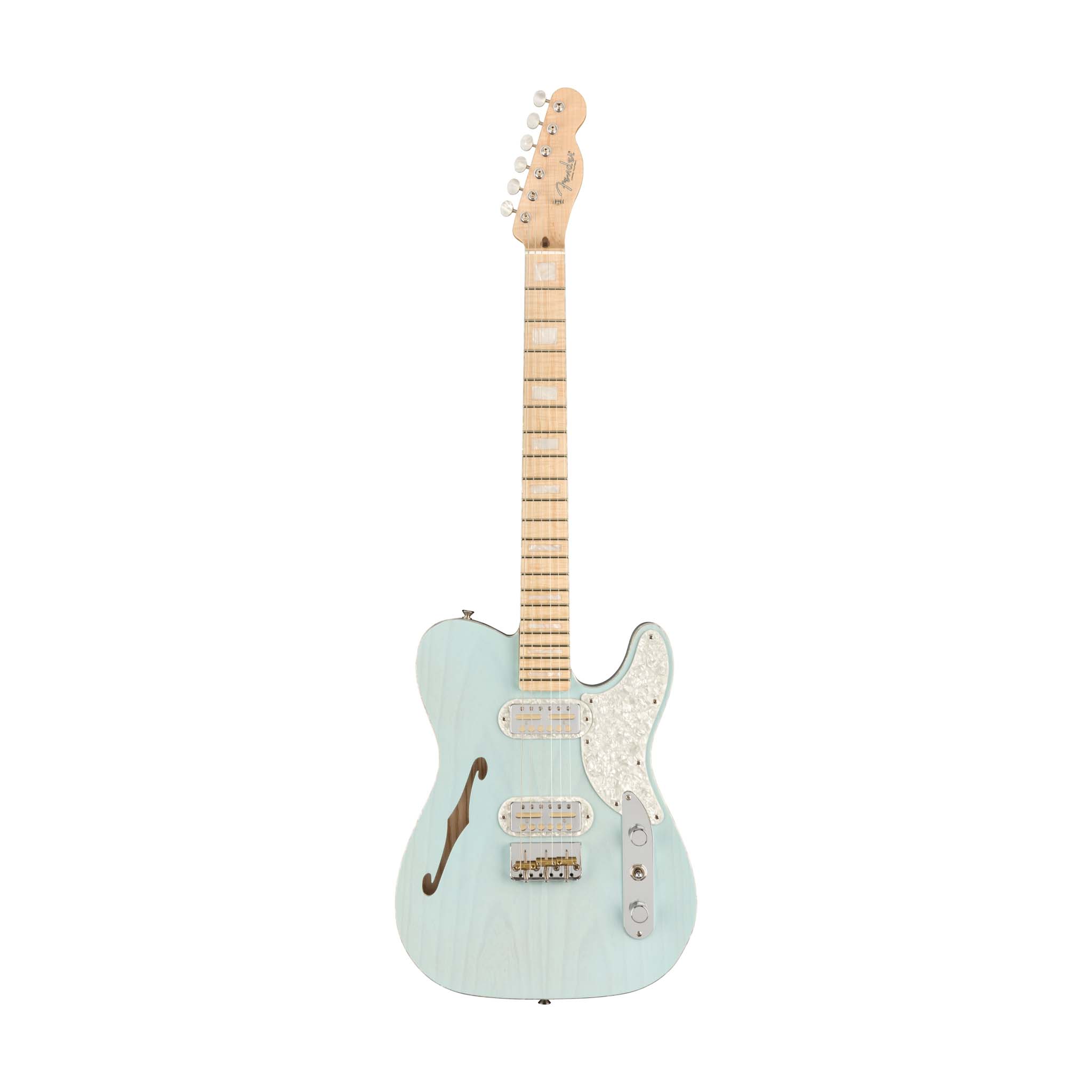 Fender Parallel Universe Vol II Telecaster Magico Electric Guitar, Transparent Daphne Blue