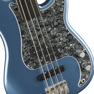Fender Tony Franklin Fretless Precision Bass Guitar, Lake Placid Blue