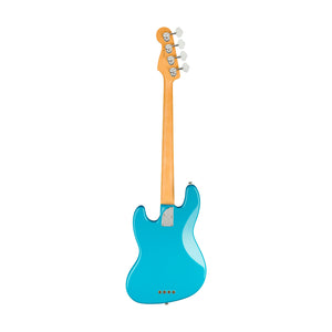 Fender American Professional II Jazz Bass Electric Guitar, RW FB, Miami Blue