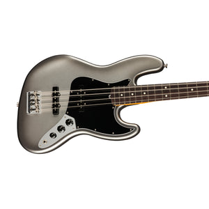 Fender American Professional II Jazz Bass Electric Guitar, RW FB, Mercury
