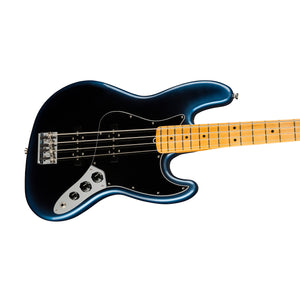 Fender American Professional II Jazz Bass Electric Guitar, Maple FB, Dark Night