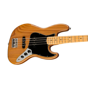 Fender American Professional II Jazz Bass Electric Guitar, Maple FB, Roasted Pine