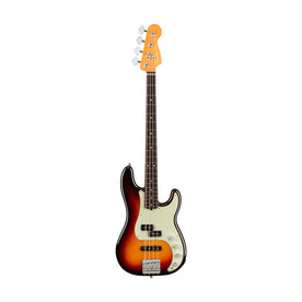Fender American Ultra Precision Bass Guitar, RW FB, Ultraburst