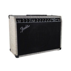 Fender FSR 65 Deluxe Reverb Tube Combo Amplifier, Chilewich Bamboo Chalk, 230V UK