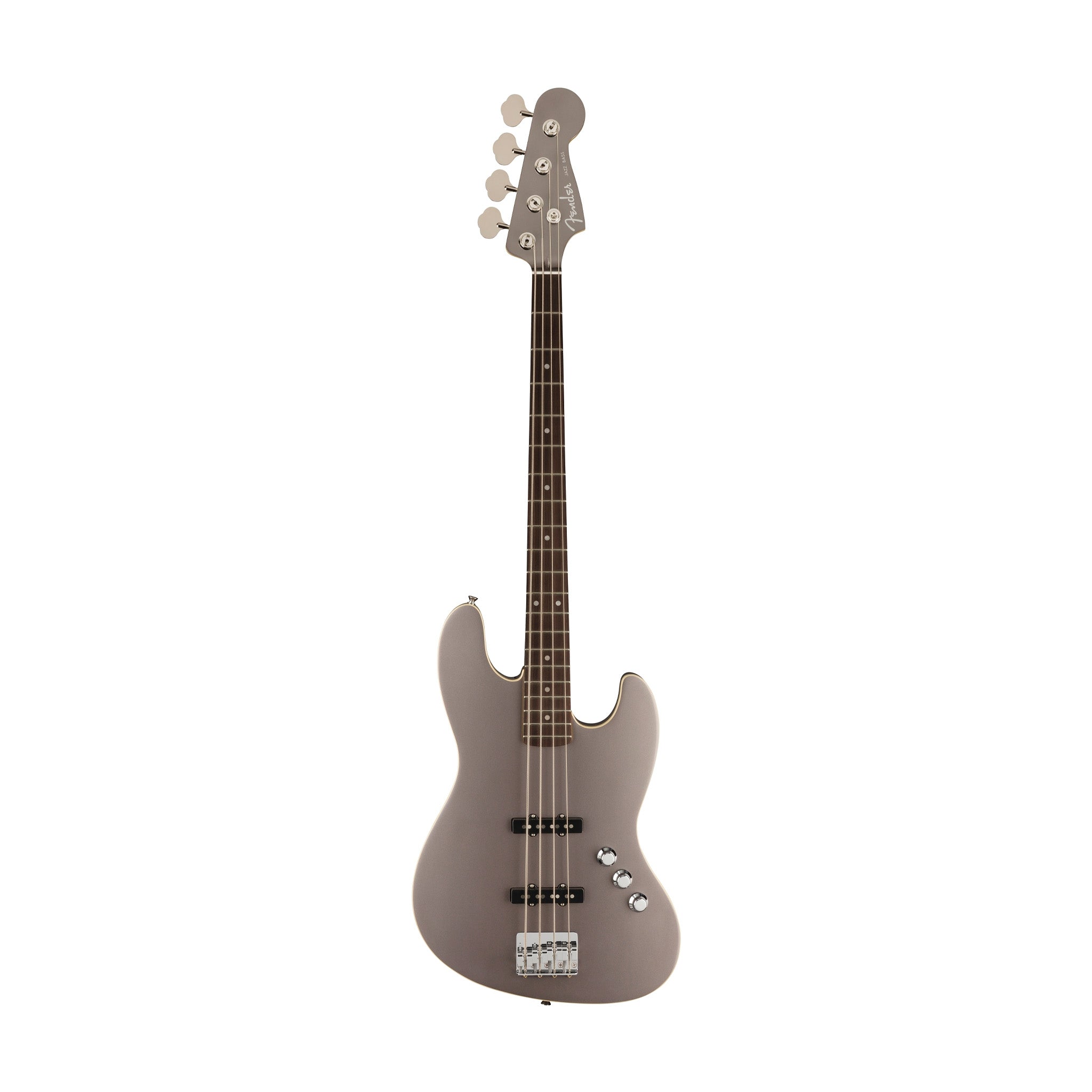 Fender AERODYNE Ⅱ Jazz Bass RW CAR Fender Aerodyne Jazz Bass RW Black 4-string Bassguitar - Muziker