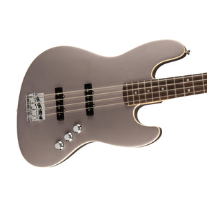 Fender Aerodyne Special Jazz Bass Guitar, RW FB, Dolphin Gray Metallic