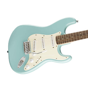 Squier Bullet Stratocaster Electric Guitar w/Tremolo, Laurel FB, Tropical Turquoise