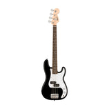 Squier Mini Precision Bass Guitar, Laurel FB, Black