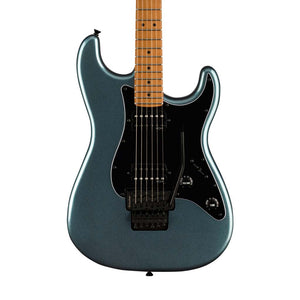 Squier Contemporary Stratocaster HH Floyd Rose Electric Guitar, Gunmetal Metallic
