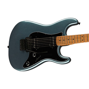 Squier Contemporary Stratocaster HH Floyd Rose Electric Guitar, Gunmetal Metallic