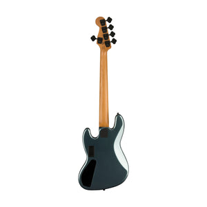 Squier Contemporary Active Jazz Bass HH V Bass Guitar, Gunmetal Metallic