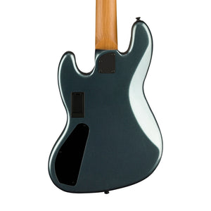 Squier Contemporary Active Jazz Bass HH V Bass Guitar, Gunmetal Metallic