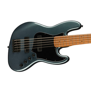 Squier Contemporary Active Jazz Bass HH V Bass Guitar, Gunmetal Metallic