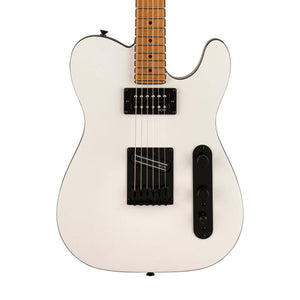 Squier Contemporary Telecaster Electric Guitar, Roasted Maple FB, Pearl White