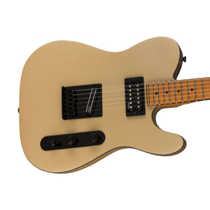 Squier Contemporary Telecaster Electric Guitar, Roasted Maple FB, Shoreline Gold
