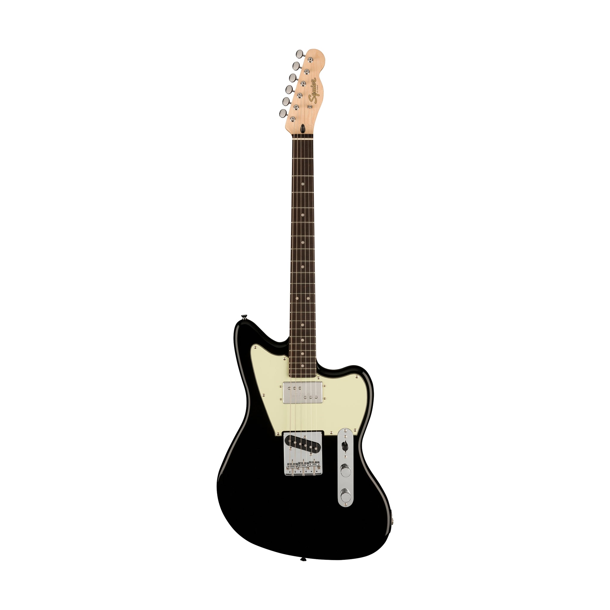 Squier FSR Paranormal Offset Telecaster Electric Guitar, Laurel FB, Black