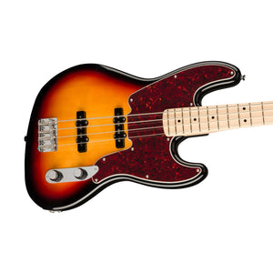 Squier Paranormal Series 54 Jazz Bass Electric Guitar, 3-Tone Sunburst