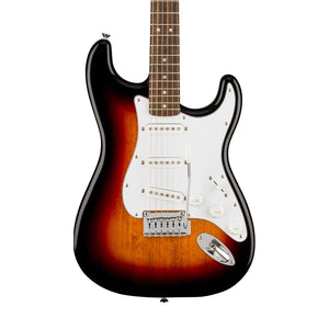 Squier Affinity Series Stratocaster Electric Guitar, Laurel FB, 3-Color Sunburst