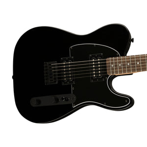Squier FSR Affinity Series HH Telecaster Electric Guitar, Laurel FB, Metallic Black