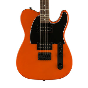 Squier FSR Affinity Series HH Telecaster Electric Guitar, Laurel FB, Metallic Orange