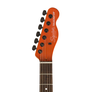 Squier FSR Affinity Series HH Telecaster Electric Guitar, Laurel FB, Metallic Orange