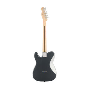 Squier Affinity Series Telecaster Deluxe Electric Guitar, Laurel FB, Charcoal Frost Metallic