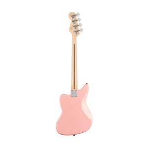 Squier FSR Affinity Series Jag Bass H Guitar, Laurel FB, Shell Pink
