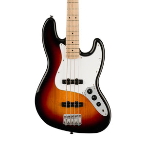 Squier Affinity Series Jazz Bass Guitar, Maple FB, 3-Color Sunburst