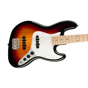 Squier Affinity Series Jazz Bass Guitar, Maple FB, 3-Color Sunburst