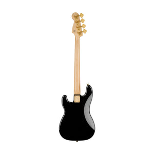 Squier 40th Anniversary Gold Edition Precision Bass Guitar, Black