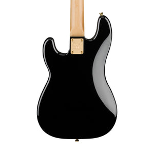 Squier 40th Anniversary Gold Edition Precision Bass Guitar, Black