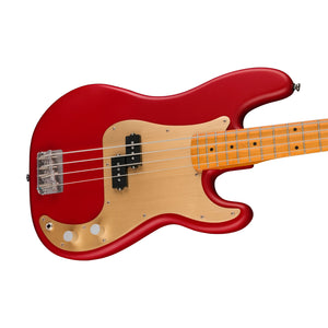 Squier 40th Anniversary Vintage Edition Precision Bass Guitar, Satin Dakota Red