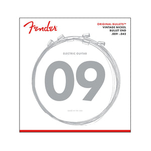 Fender 3150L Original Bullet Pure Nickel Light Electric Guitar Strings, 9-42