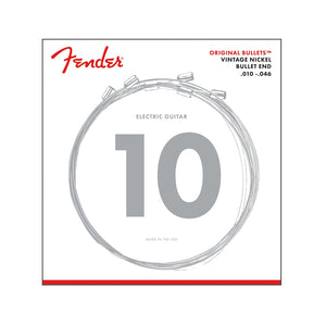 Fender 3150R Original Bullets Pure Nickel Regular Electric Guitar Strings, 10-46