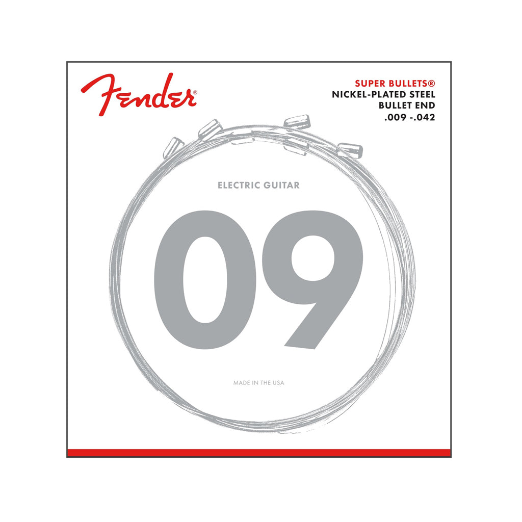 Fender Super Bullets 3250L Nickel Steel Light Electric Guitar Strings 9-42
